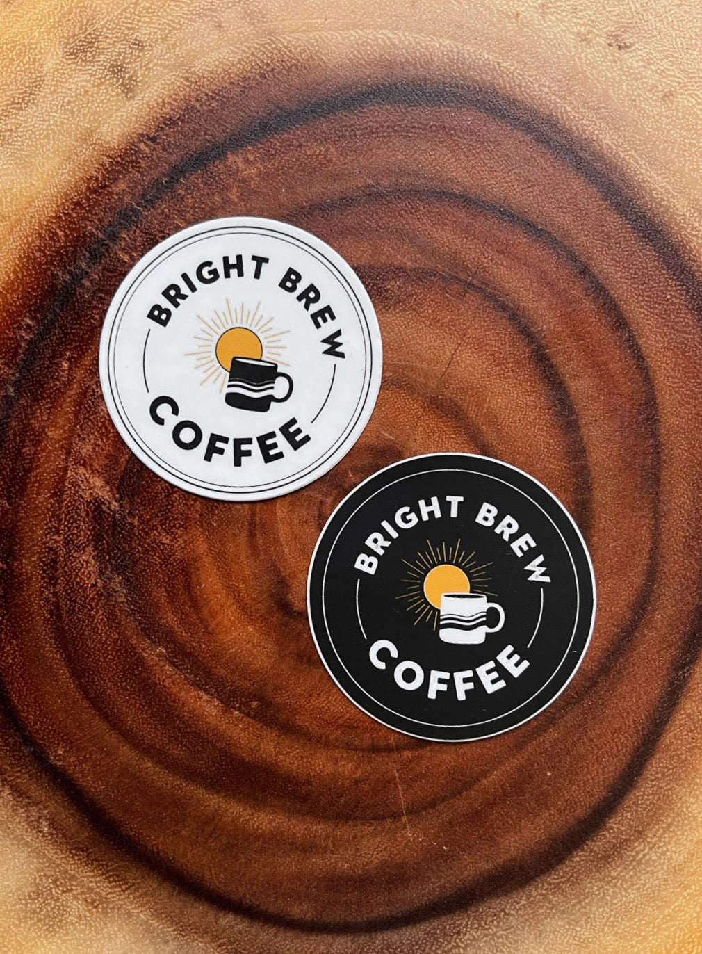 Bright Brew Logo Vinyl Sticker